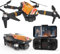 TTROARDS Brushless Motor Drone with Camera 1080P, 270° Obstacle Avoidance Optical Flow Positioning Mini Drones for Beginners, Foldable RC Quadcopter Gift Toy for Kids, Orange