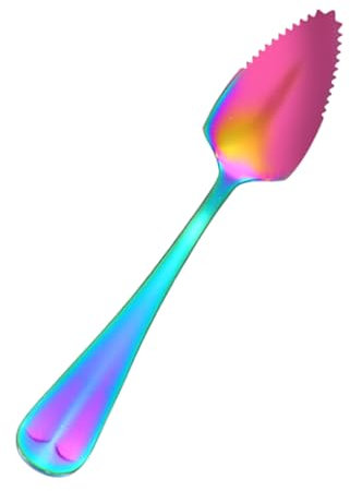 Grapefruit Spoons,Grapefruit Spoons Serrated Stainless,Silver Dessert Spoon with Serrated Edge,for Kiwi Dessert Citrus Fruit