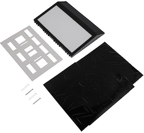 SHINEOFI 1 Pieza Lámpara De Puerta Led Solar Ligero Números De Casa Para Afuera Exterior Condujo Lámina Señal De Número De Casa Luz Del Número De Puerta Luz De Número De Casa Abs