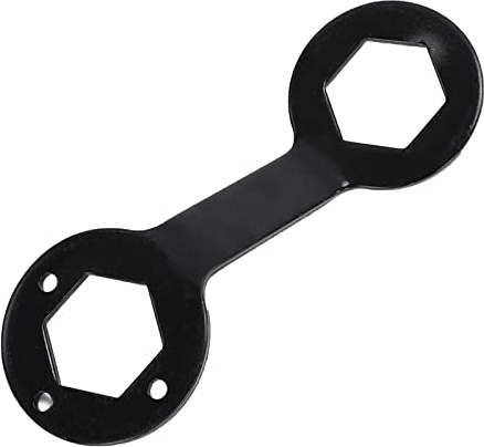 NIHENHAO Chiave per Manutenzione Lavatrice Chiave Inglese Utensili manuali utilizzati per Rimuovere la Frizione Dado Grande Acciaio Addensato da 5 mm Acciaio Legato al Cromo vanadio