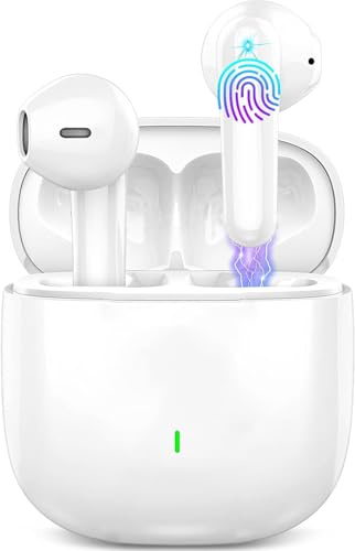 Wireless Earbuds, Bluetooth 5.3 Headphones in Ear with ENC Noise Cancelling Mic,HiFi Stereo Deep Bass Wireless Earphones,Bluetooth Earbuds 36H Playtime, Mini Ear Buds IP7 Waterproof for iOS Android