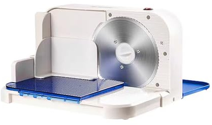 Brotschneidemaschine Klappbar Elektrischer Allesschneider Elektrisch Fleisch Schneidemaschine Wurstschneider Stufenlose Schnittstärke 0-15 Mm Großes Rostfreies Edelstahlmesser Ø 190 Mm 200 Watt
