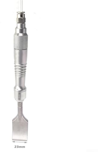 Upfasixy Juego de cinceles de 5 piezas con raspador neumático perfecto para tallado en piedra, carpintería y manualidades de yeso en aplicaciones de construcción