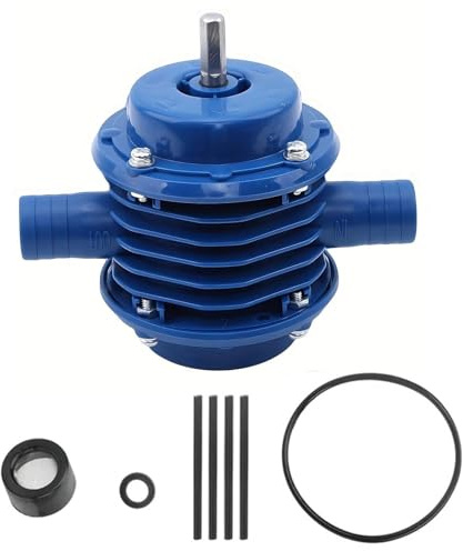 Drill Powered Pump, Portable Drill Pump for Water, Electric Transfer Pumps for Water, Oil & Diesel, for Quick Fluid Removal, Fits Electric Drills, Handheld Self-Priming for DIY, Gardening