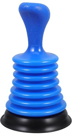 COMPUKAS Bathroom Plunger for Sink and Tub Drains with Quick Unclogging Abs Material and Compact Design, Handheld Drain Cleaner Suitable for Bathtub and Toilet in Bathroom and Apartment