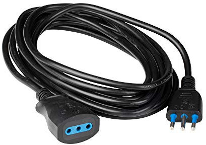 Poly Pool PP0381.1S Prolunga 3 m, Spina e Presa 10 A, Nero