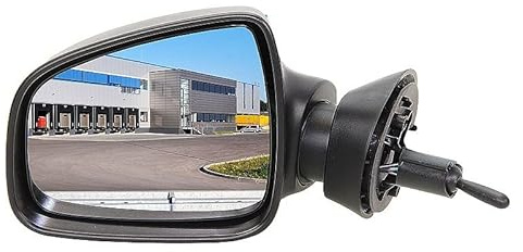 ATEC Germany 1x Rétroviseur extérieur électrique gauche Rétroviseur latéral convexe Compatible avec DACIA DUSTER, LOGAN, SANDERO, RENAULT LOGAN I (LS_), LOGAN I Kombi (KS_)