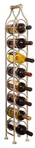 Biscottini Range Bouteille L12xPR12xH105 - pour 8 Bouteille Verre - Range Bouteille vin - Porte Bouteilles - Rangement vin - Rangement Bouteille de vin