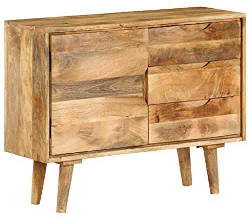 vidaXL Sideboard Massivholz Mango 90x30x69 cm