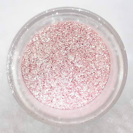 Strawberry Pink Edible Glitter - food compliant Flash Dust, No Artificial Colors, Kosher - Never Forgotten Designs Made in USA