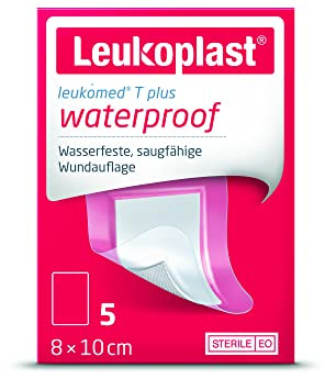 Leukomed® von Leukoplast®, weicher, steriler Wundverband, 8 x 10 cm, 5 Stück, hautfreundlich