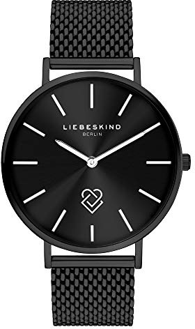 Liebeskind Berlin Damenuhr – Runde Quarzuhr 34 mm – Mesharmband – 5 ATM wasserdicht – Modern & elegant erhältlich