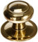 Jdel Traditional Style Gold Round Entry Door Knob, Alloy Steel, 0