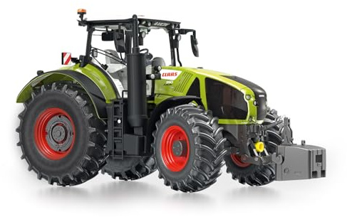 WIKING 077863 Claas Axion 950 Modelltraktor, 1:32, Metall/Kunststoff, Ab 14 Jahre, Viele Funktionen, Mit Frontgewicht, Motorhaube zum Öffnen