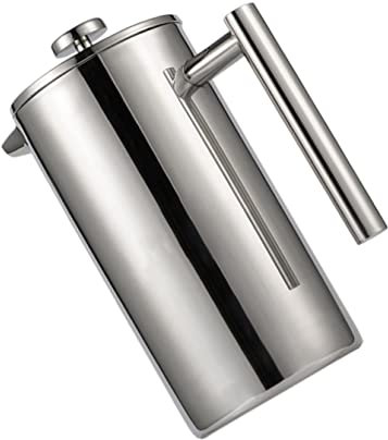 Alipis 800ml Stainless Steel Tea Infuser Teapot Filter Hot Cold Beverage Pot Fashion Pot for Tea Coffee Milk Juice