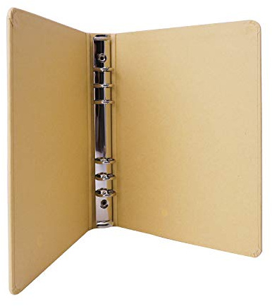 Ringbuch A5 Ordner Notizbuch-Hülle nachfüllbar Ringbuchordner 6-Ring-Mechanik Aktenordner Briefordner Büroordner Pappordner Sammelmappen Notebook-Schutz Notizbuch-Hülle