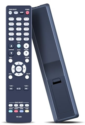 New Replacement RC-1228 Remote Control Replace fit for Denon AV Receiver AVR-X2500H AVRX2500H RC1228