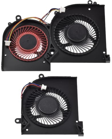 LPUK Replacement CPU & GPU Cooling Fan compatible with MSI GS65 Stealth Thin 8RE, 8RF | P65 Creator 8RD, 8RE, 8RF | WS65 8SK, 8SL