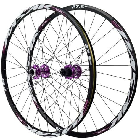 LvTu Mountainbike Laufradsatz 26/27.5/29 HB08/P19-HG-HUB MTB Laufrad Schnellspanner Scheibenbremsen, 32H Fahrradräder passen 7-12 Speed Kassette (Color : Wheel Set, Size : 26 inch)
