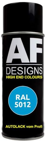 RAL5012 LICHTBLAU Spraydose seidenmatt Lackspray Sprühdose DIY Autolack