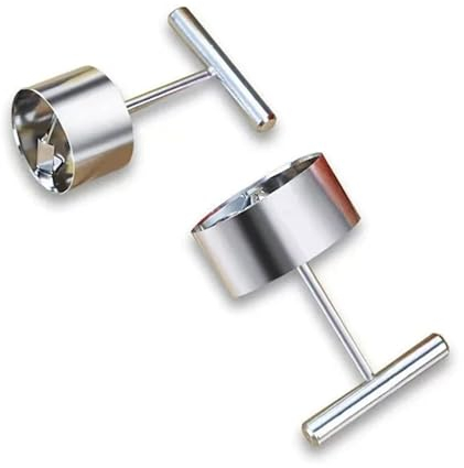 bisch 2 Pezzi in Acciaio Inossidabile Multifunzione Separatore for Nucleo di Mela Pera Utensile da Cucina Durevole Strumento di Rimozione del Torsolo di Mela Facile da Usare for Le Pere