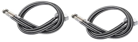 jojofuny 4pcs Flexible Hose Pipes Faucet Connectors for Lawn Garden Watering Leak