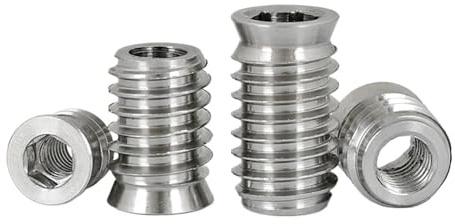 M3-M10 inbäddad möbelmutter, 304 träinsatsmutter av rostfritt stål (Size : M5x10-50 pieces)