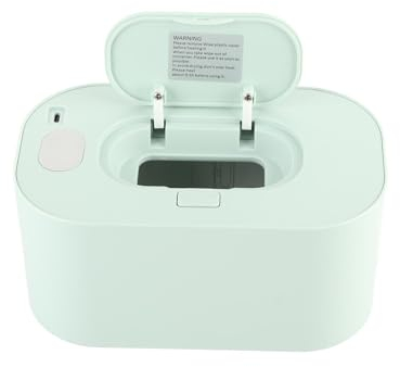 Ausla Baby Feuchttücher Heizung, Feuchttücher Wärmer, Top Heizdesign, Großraum, Tragbarer Baby Feuchttücher Dispenser PC Material, Für Baby Feuchttücher (Konstante Temperatur)