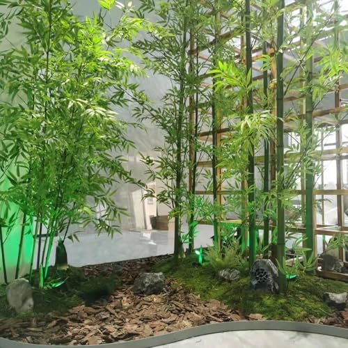 Wanddekoration, 20 Stück, 100 cm große künstliche Bambuspflanzen für die Landschaftsgestaltung, kommerzielle künstliche Bambusdekoration, Bambuswand, Sichtschutz, Kunstpflanzen für