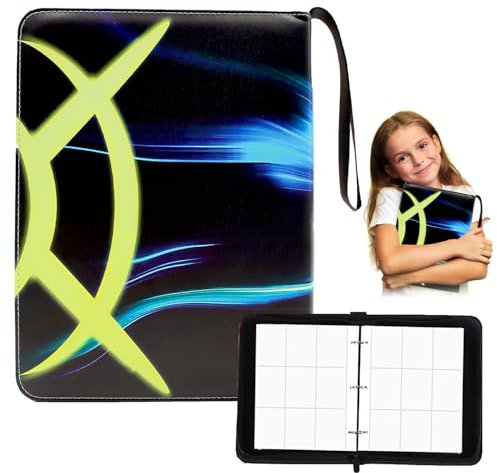 Classeur carte, 50 feuilles Album Classeur pour 900 cartes, Album de Cartes à Collectionner, Classeur Cartes à collectionner, Classeur d'album de cartes, Titulaire Album, pour Garçons et Filles