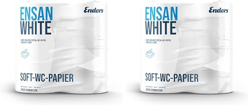 Enders® SOFT WC PAPIER, für die Campingtoilette, 2-lagig, weiß, extrem weich und stark #5005 (Packung mit 2)
