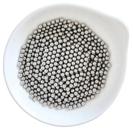 HWWW Kugel aus Edelstahl 304, 0,4 mm–5 mm, 0,5 mm, 0,9 mm, 1 mm, 2 mm, 2,381 mm, 3 mm, 4 mm, 25–100 hochpräzise Kugeln mit massivem Lager(500pcs,0.7mm G25)