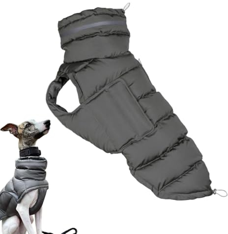 Weqizuerqi Hundemäntel für den Winter, Winterjacke für Hunde, wasserdichte Winterjacke für Hunde – warme Schneejacke für Haustiere, Kleidung für kaltes Wetter, Kleidung