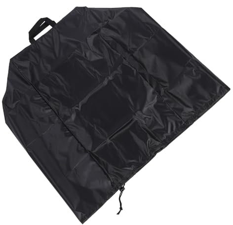 Dust Proof, Water Proof Popcorn Cart Cover, 420D Silver Coated Oxford Cloth for Maker Machine, with Adjustable String and Windproof Buckles, Suitable for Most Carts (18 * 16 * 31inch)