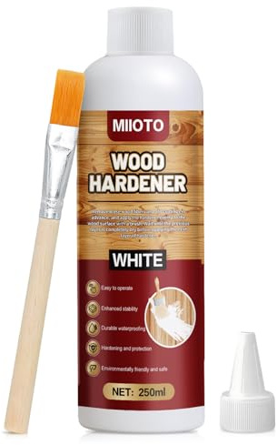 Holzhärter, Holzhärter Holz, Holzreparatur, Holzhärtungsschutz, Festigung des Holzes, Härtet feuchtigkeitsgeschädigtes Holz, Transparent---250ml