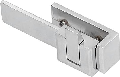 FTVOGUE Verrou de Porte en Verre Réglable, Verrouillage en U pour Salle de Bain, Largeur en Verre de 8 Mm, Installation Facile avec clé Hexagonale pour Verrouillage de Porte en, Quincaillerie de