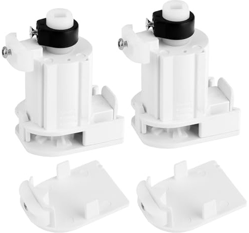 2 PCS 3-1 Geared Roman Roller Blind Sidewinder End Chain Mechanism for Hillarys Bedroom Office Kitchen Hotel Other Roman Blinds White Control Unit Spare Replacement Parts Accessories Repair Fittings