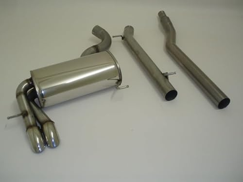Friedrich Motorsport 70mm Anlage für VW Golf VI 2.0l TDI 103kW, Set mit Parkscheibe