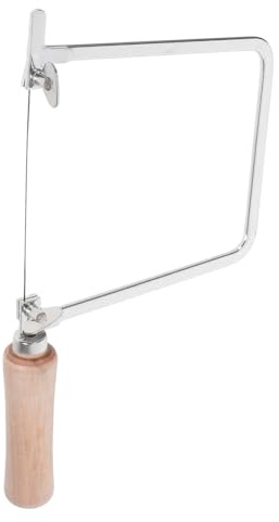 SHINEOFI Scie à Bijoux Miniature U-forme Petite Scie de Précision Acier avec Lame Outil et Portable pour Métal Plastique et Modélisme