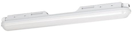 EGLO LED Feuchtraumleuchte Pro LED-E, Durchverdrahtung möglich, 1250 Lumen | Beleuchtung Keller Garage, Wannenleuchte 54 cm, Deckenleuchte Röhre, weiß, neutralweiß, IP65