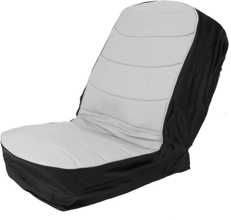 FACAIIO Funda para cortacésped, cubierta impermeable para tractor con bolsillos de almacenamiento, cortacésped y tractores sin reposabrazos