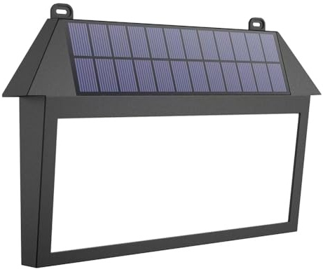 UDSKNV[KSL Lampada da Parete per Casa, Giardino, Segnaletica Solare, Luce per Esterni, Impermeabile, Numeri Civici Illuminati con Numerici