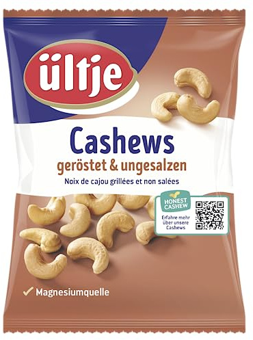 ültje Cashews, geröstet, ohne Salz 150g