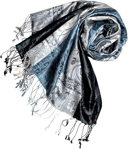 LORENZO CANA lyxig herrhalsduk halsduk halsduk jacquard vävd 100 % siden paisley mönster sidenhalsduk herrhalsduk flerfärgad 70 x 190 cm