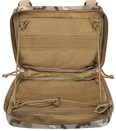 WYNEX Pochette Tactique Poche Molle Admin d'Outils Militaire Poche Supplémentaire pour Sac à Dos Randonnée Sacoche Ceinture à Outils Tactique Pochette de Rangement pour Sport en Plein Air, Nylon 1000D