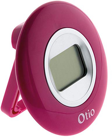 Thermomètre intérieur LCD - rose - Otio