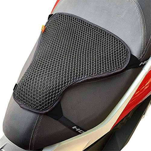 GYHH Motorrad Sitzbezüge Kissen, 3D-Gitter Motorrad Sitzkissen Universal - Atmungsaktiv Und Feuchtigkeitsableitend (005)