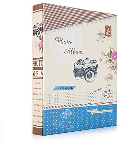 AIOR Album Portafoto 13x18 con 200 Tasche, Grande Album Foto Nozze Famiglia Album Fotografico, Matrimonio Regali Originali Regalo di Compleanno, Telecamera