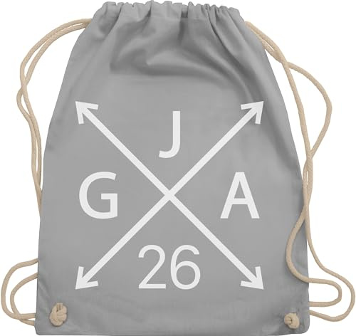 Turnbeutel Rucksack - Junggesellenabschied Männer - JGA 2026 - Unisize - Hellgrau - team bräutigam beutel polter rucksäcke jungesellenabschied 24 tasche brauttaschen jungesselnabschied 23