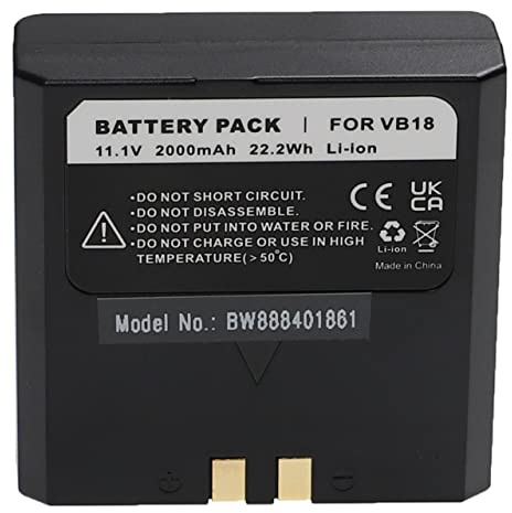 vhbw Akku kompatibel mit Godox Speedlight V850 | V860 Blitzgerät, Kamera-Blitz (2000 mAh, 11,1 V, Li-Ion)
